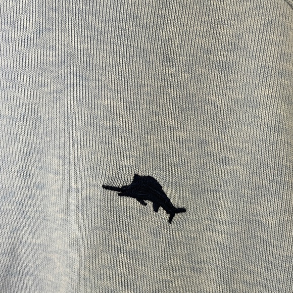 3 Tommy Bahama Men's Zip Up Sweaters - Black, Purple, Light Blue - Picture 3 of 11